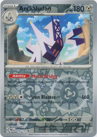 Archaludon 070/131 (SV: Prismatic Evolutions)  - Reverse Holofoil | Good Games Morley