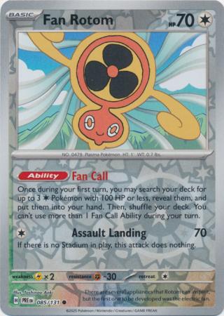 Fan Rotom 085/131 (SV: Prismatic Evolutions)  - Reverse Holofoil | Good Games Morley