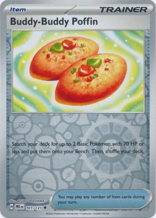 Buddy Buddy Poffin 101/131 (SV: Prismatic Evolutions)  - Reverse Holofoil | Good Games Morley