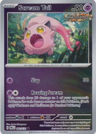 Scream Tail 042/131 (SV: Prismatic Evolutions)  - Reverse Holofoil | Good Games Morley