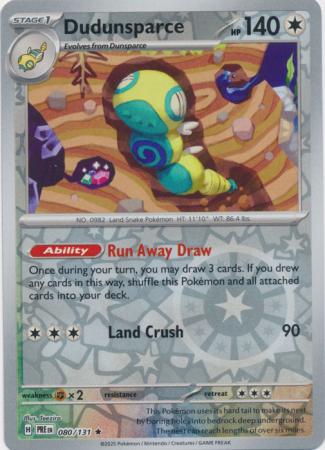 Dudunsparce 080/131 (SV: Prismatic Evolutions)  - Reverse Holofoil | Good Games Morley
