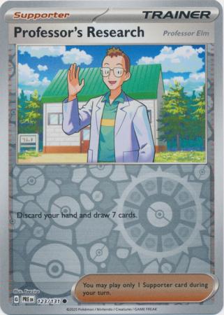 Professor's Research 123/131 (SV: Prismatic Evolutions)  - Reverse Holofoil | Good Games Morley