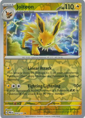 Jolteon 029/131 (SV: Prismatic Evolutions)  - Reverse Holofoil | Good Games Morley