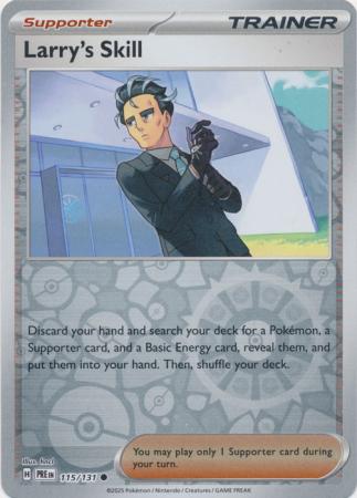 Larry's Skill 115/131 (SV: Prismatic Evolutions)  - Reverse Holofoil | Good Games Morley