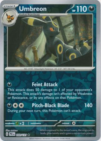 Umbreon 059/131 (SV: Prismatic Evolutions)  - Reverse Holofoil | Good Games Morley