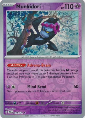Munkidori 044/131 (SV: Prismatic Evolutions)  - Reverse Holofoil | Good Games Morley