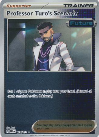Professor Turo's Scenario 121/131 (SV: Prismatic Evolutions)  - Reverse Holofoil | Good Games Morley