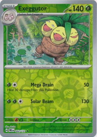 Exeggutor 002/131 (SV: Prismatic Evolutions)  - Reverse Holofoil | Good Games Morley