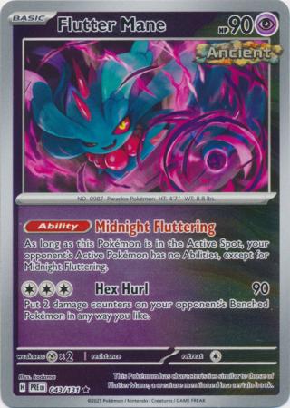 Flutter Mane 043/131 (SV: Prismatic Evolutions)  - Reverse Holofoil | Good Games Morley