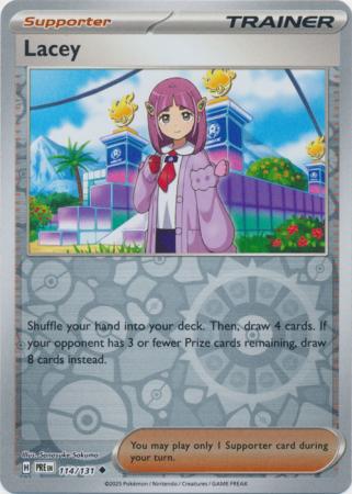 Lacey 114/131 (SV: Prismatic Evolutions)  - Reverse Holofoil | Good Games Morley