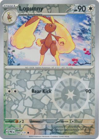 Lopunny 084/131 (SV: Prismatic Evolutions)  - Reverse Holofoil | Good Games Morley