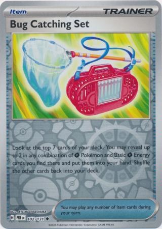 Bug Catching Set 102/131 (SV: Prismatic Evolutions)  - Reverse Holofoil | Good Games Morley