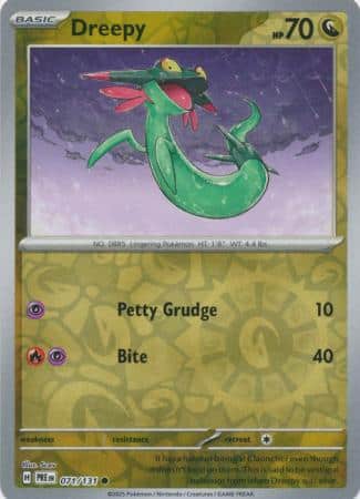 Dreepy 071/131 (SV: Prismatic Evolutions)  - Reverse Holofoil | Good Games Morley