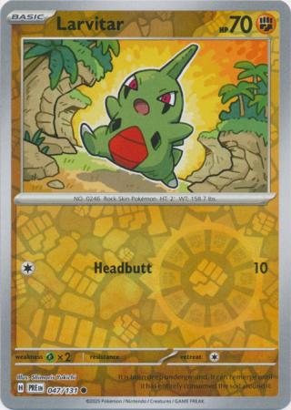 Larvitar 047/131 (SV: Prismatic Evolutions)  - Reverse Holofoil | Good Games Morley