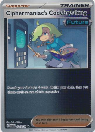 Ciphermaniac's Codebreaking 104/131 (SV: Prismatic Evolutions)  - Reverse Holofoil | Good Games Morley