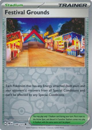 Festival Grounds 108/131 (SV: Prismatic Evolutions)  - Reverse Holofoil | Good Games Morley