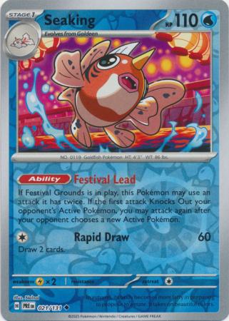 Seaking 021/131 (SV: Prismatic Evolutions)  - Reverse Holofoil | Good Games Morley
