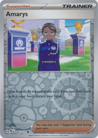 Amarys 093/131 (SV: Prismatic Evolutions)  - Reverse Holofoil | Good Games Morley