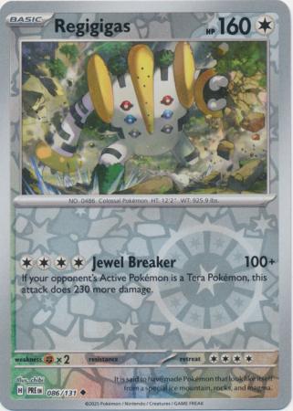 Regigigas 086/131 (SV: Prismatic Evolutions)  - Reverse Holofoil | Good Games Morley