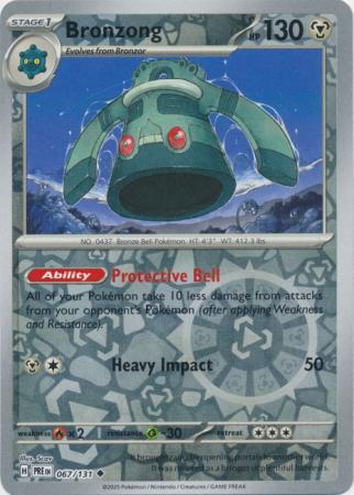 Bronzong 067/131 (SV: Prismatic Evolutions)  - Reverse Holofoil | Good Games Morley