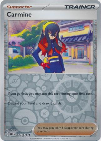 Carmine 103/131 (SV: Prismatic Evolutions)  - Reverse Holofoil | Good Games Morley