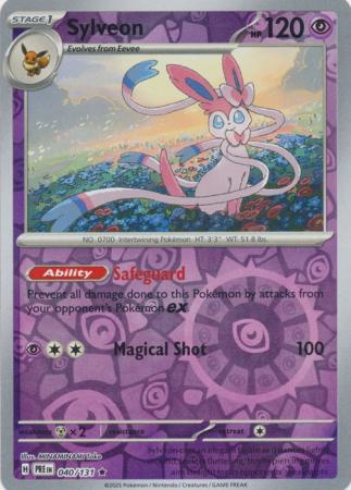 Sylveon 040/131 (SV: Prismatic Evolutions)  - Reverse Holofoil | Good Games Morley