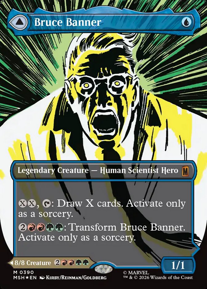 Bruce Banner // The Incredible Hulk 390 (Marvel Super Heroes)  - Borderless Foil | Good Games Morley