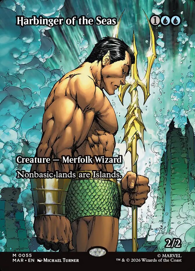 Harbinger of the Seas 55 (Marvel Universe Eternal-Legal)  - Borderless Foil | Good Games Morley