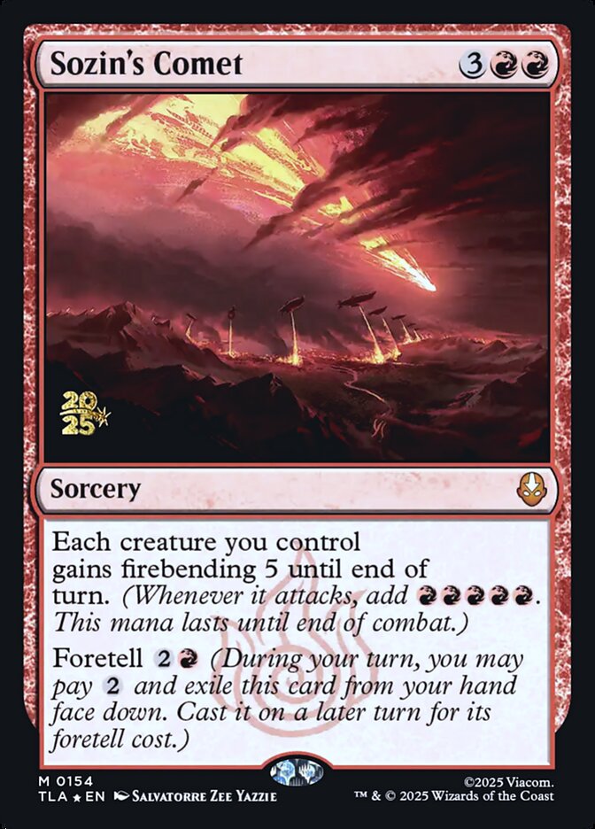 Sozin's Comet 154s/88 (undefined)  - Foil | Good Games Morley