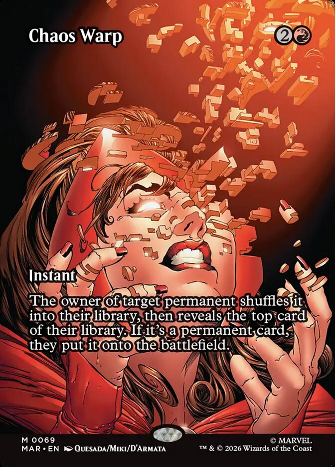 Chaos Warp 69 (Marvel Universe Eternal-Legal)  - Borderless | Good Games Morley