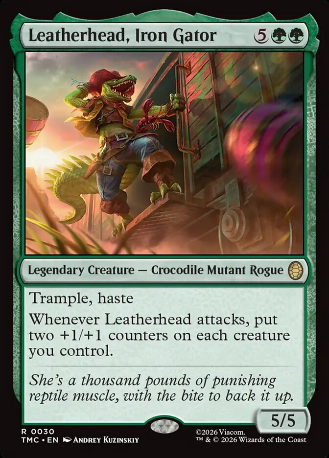 Leatherhead, Iron Gator 30 (Commander: Teenage Mutant Ninja Turtles)  | Good Games Morley