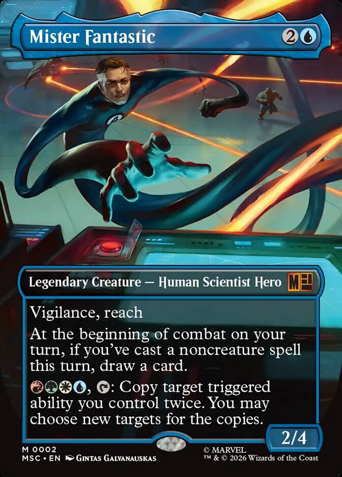 Mister Fantastic 2 (Commander: Marvel Super Heroes)  - Borderless | Good Games Morley