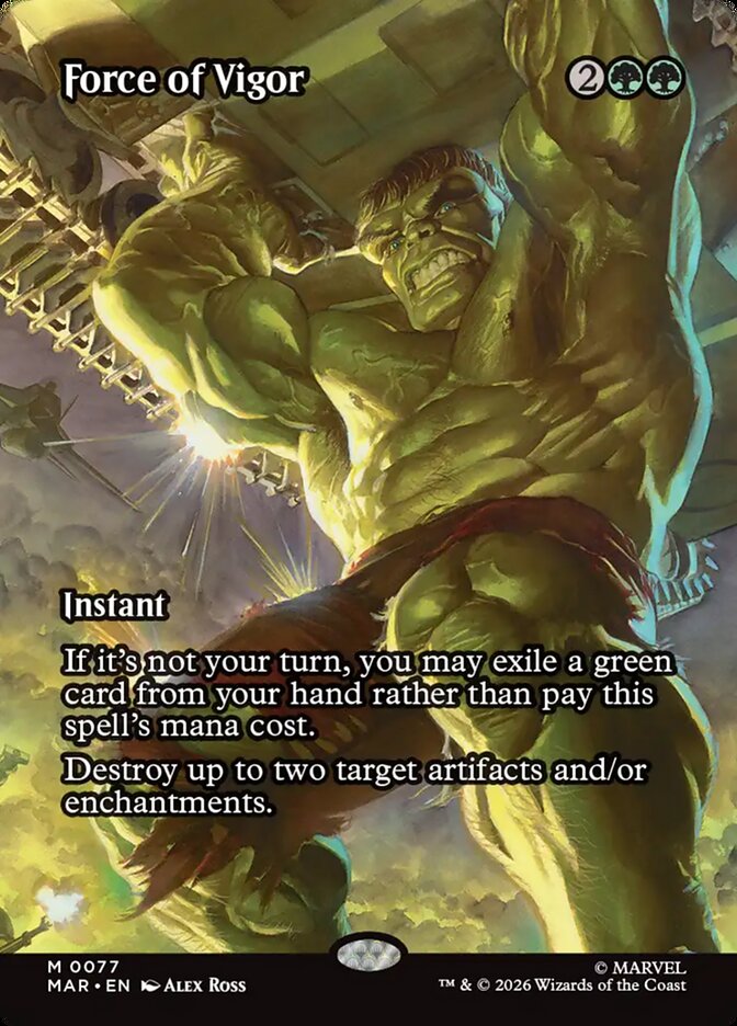 Force of Vigor 77 (Marvel Universe Eternal-Legal)  - Borderless | Good Games Morley