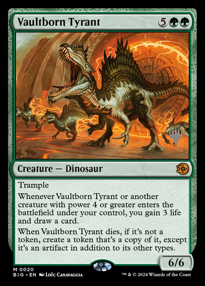 Vaultborn Tyrant 20 (Promo Pack: Lorwyn Eclipsed)  | Good Games Morley