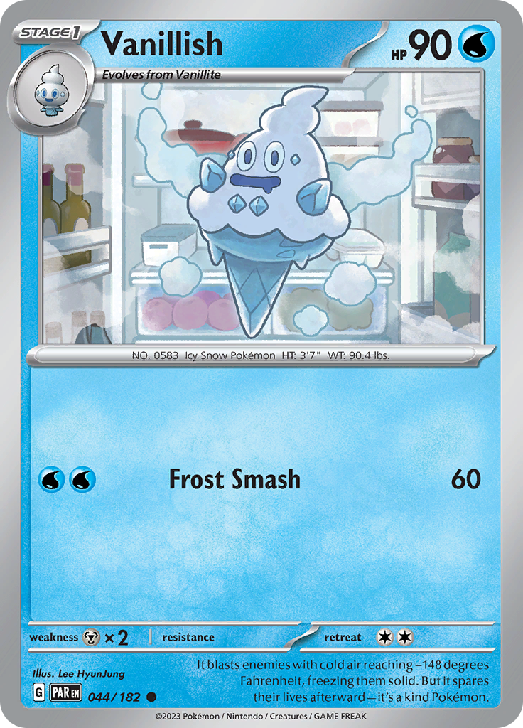 Vanillish (044/182) [Scarlet & Violet: Paradox Rift] | Good Games Morley