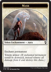 Mask // Soldier Double-Sided Token [Commander 2018 Tokens] | Good Games Morley