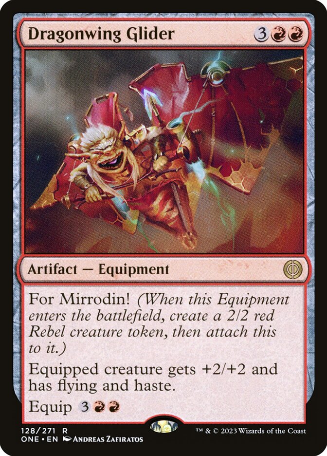 Dragonwing Glider 128/271 (Phyrexia: All Will Be One)  | Good Games Morley