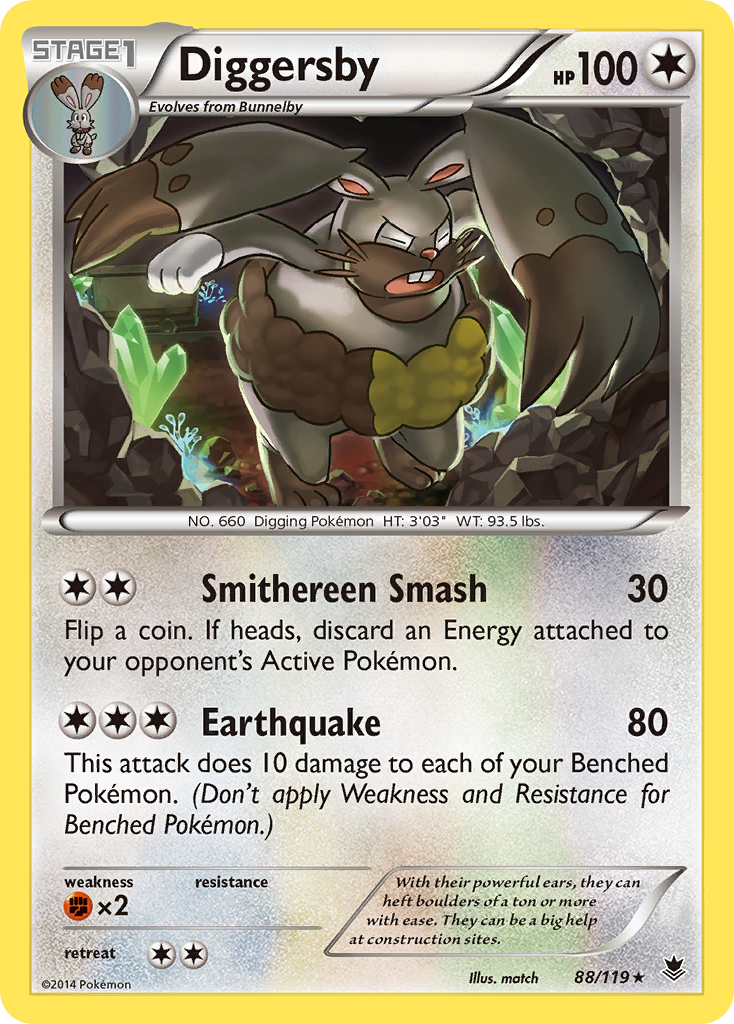 Diggersby (88/119) [XY: Phantom Forces] | Good Games Morley