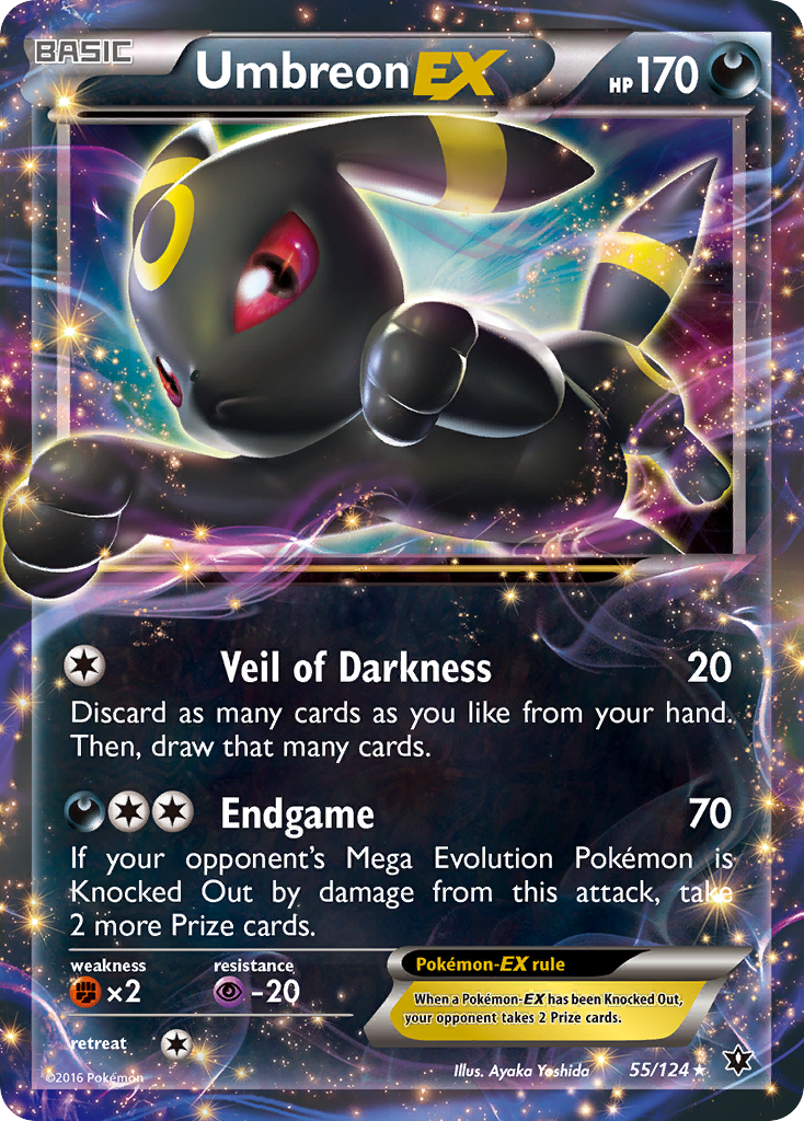 Umbreon EX (55/124) [XY: Fates Collide] | Good Games Morley