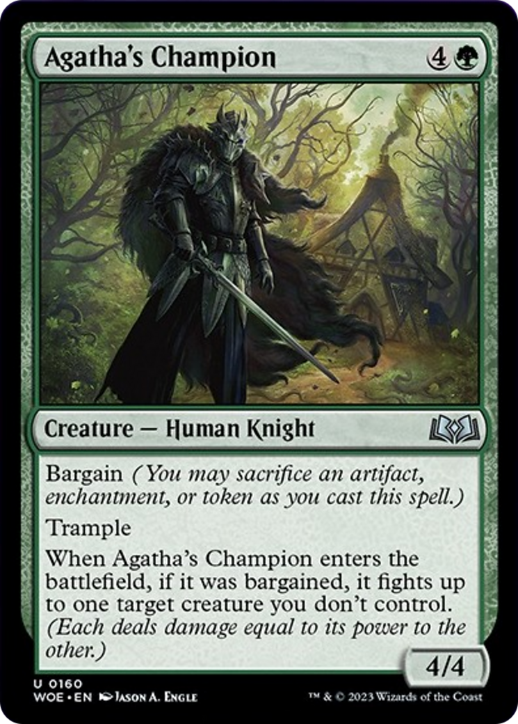 Agatha's Champion [Wilds of Eldraine] | Good Games Morley