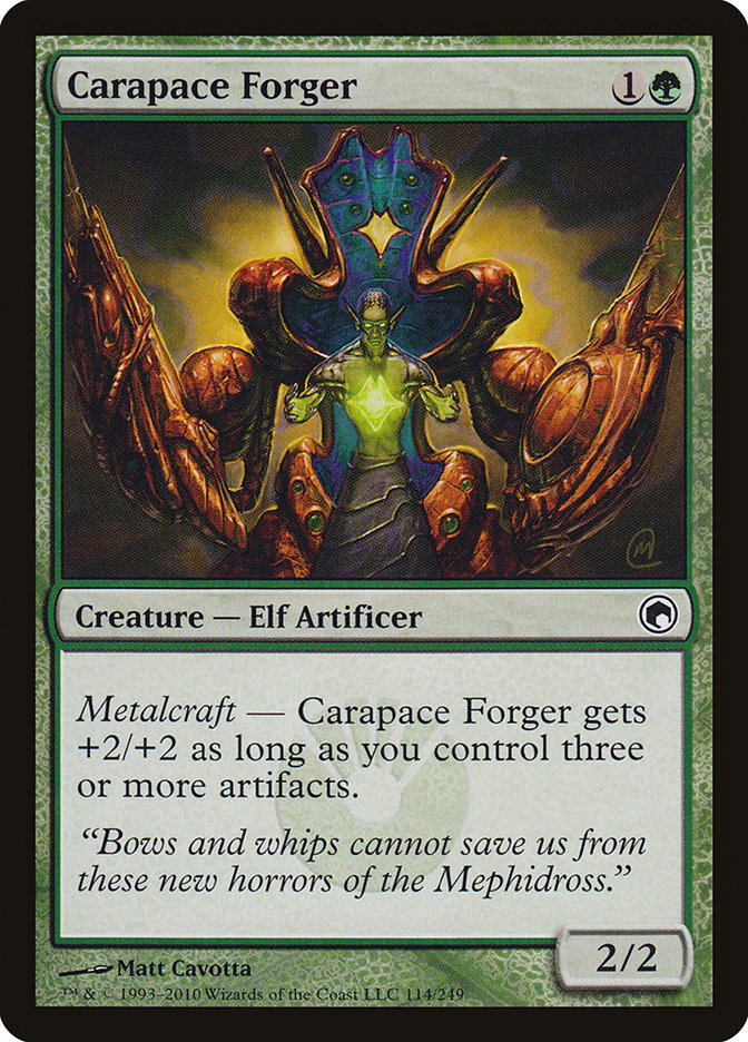 Carapace Forger 114/249 (Scars of Mirrodin)  | Good Games Morley