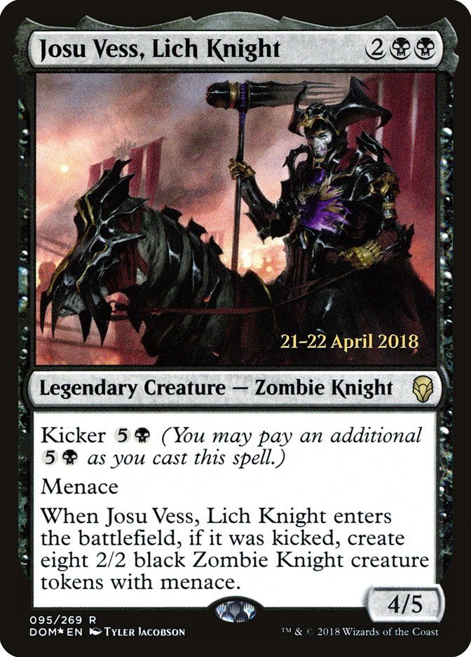 Josu Vess, Lich Knight [Dominaria Prerelease Promos] | Good Games Morley