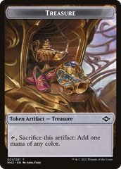 Treasure // Daretti Emblem Double-Sided Token [Secret Lair Drop Series] | Good Games Morley