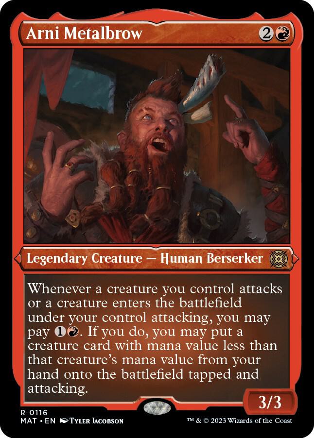 Arni Metalbrow 116/50 (March of the Machine: The Aftermath)  - Etched Foil | Good Games Morley