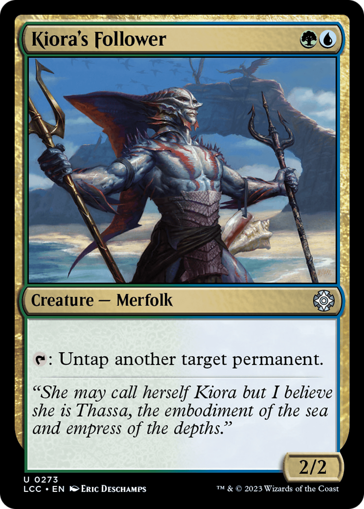 Kiora's Follower [The Lost Caverns of Ixalan Commander] | Good Games Morley