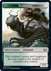 Elemental // Treasure Double-Sided Token [Double Masters Tokens] | Good Games Morley