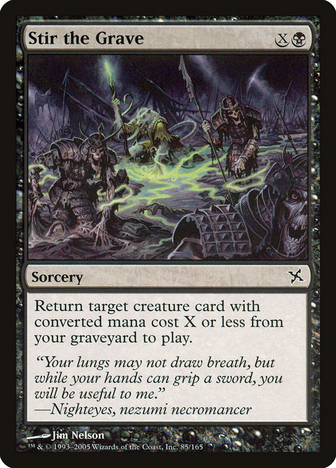 Stir the Grave 85/165 (Betrayers of Kamigawa)  | Good Games Morley