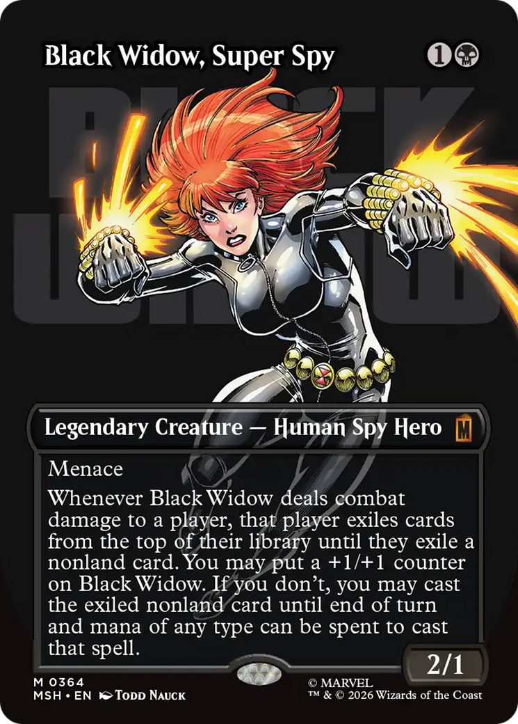 Black Widow, Super Spy (Borderless) (0364) [Marvel Super Heroes] | Good Games Morley