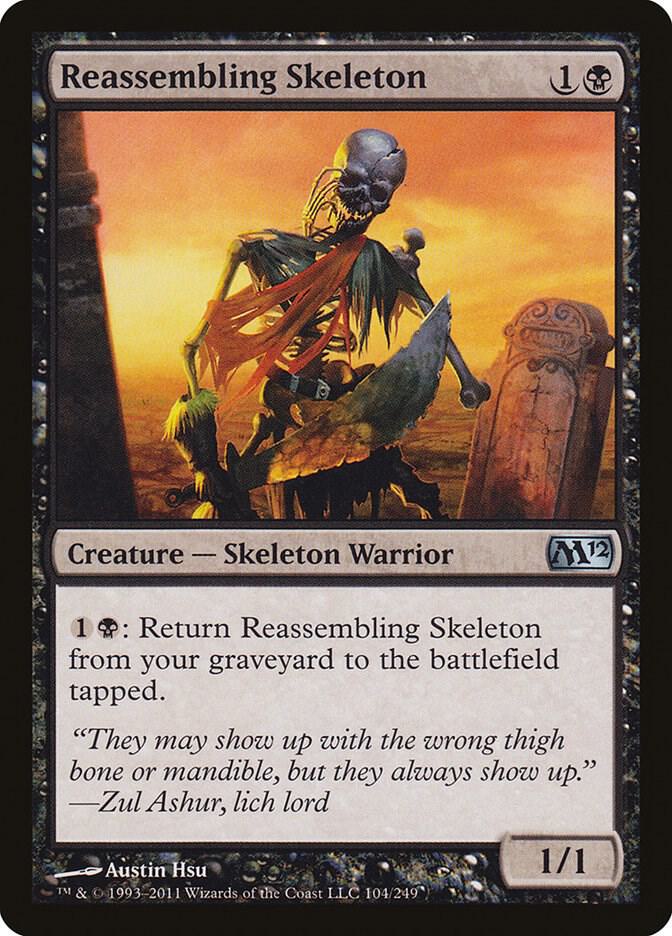 Reassembling Skeleton 104/249 (Magic 2012 (M12))  | Good Games Morley