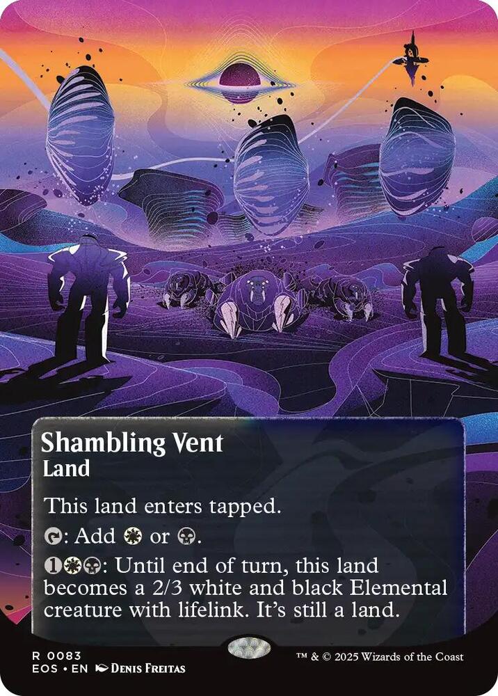 Shambling Vent 83 (Edge of Eternities: Stellar Sights)  - Borderless Foil | Good Games Morley